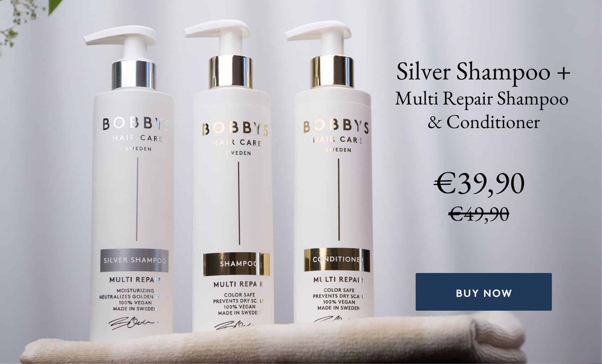 Silver Shampoo + Multi Repair Shampoo & Conditioner